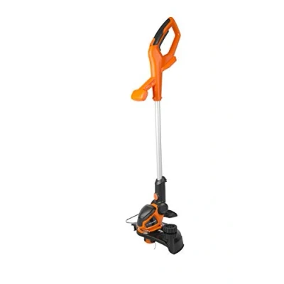 Image of Yard Force 40 V 30 cm Cordless Grass Trimmer with Adjustable Head, Plant Guard and Wheel Support LT G30W Battery Charger not included , Black/Orange