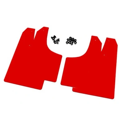 Image of PolyWard Mudflaps for Ford Focus mk2, ST 225 Rally Style (Red)