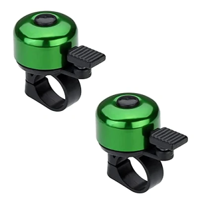 Image of Paliston Bike Bell Bicycle Crisp Sound for Adults Kids Boys Girls Green