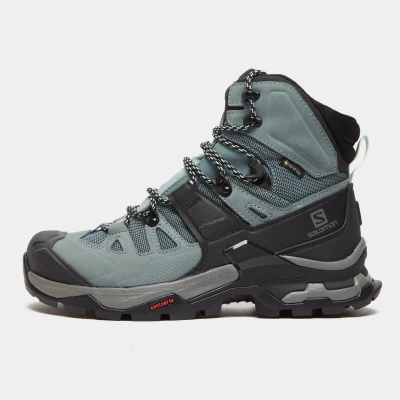 Image of Salomon Quest 4 GTX Hiking shoes, Women&#039;s, Size: 4, Slate/trooper/opal blue Leather and textile