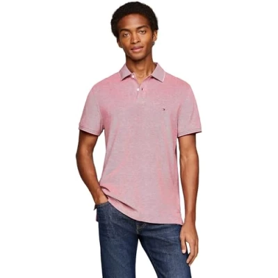 Image of Tommy Hilfiger Men&#039;s Slim Fit Jeans, Red (Benton Blue), 29W/36L