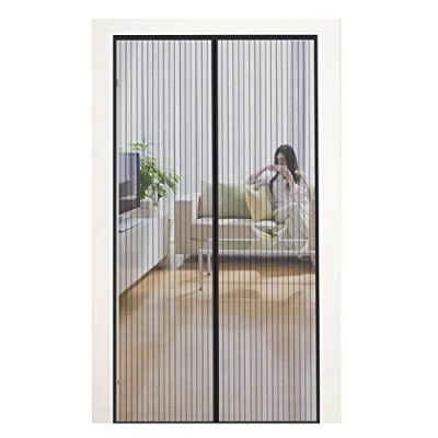 Image of MYCARBON Fly Screen Door Keep Insects Out Mosquito Without Drilling Top to Bottom Seal Automatically, Away from Mosquitoes Curtain for Balcony Sliding Doors Living Room, 120 * 240cm