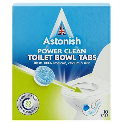 Image of Astonish Toilet Bowl Cleaner Removes Limescale Remover 10 Tabs