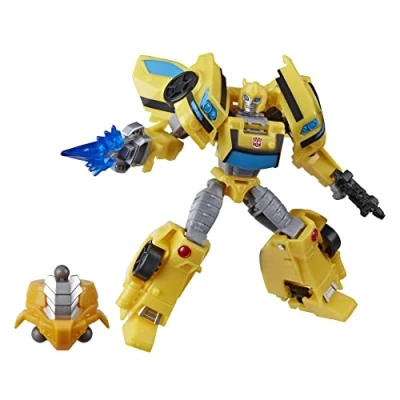 Image of Transformers Bumblebee Cyberverse Adventures Deluxe Class Action Figure Sting Shot Attack 12.5 cm