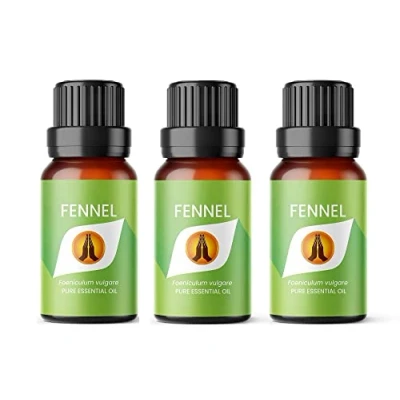 Image of Aroma Energy Fennel Essential Oil 30ml (3 x 10ml Bottles) 100% Pure &amp; Natural