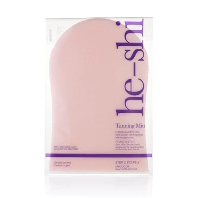 Image of He Shi Ultra Smooth Reusable Tanning Mitt Washable Fake Tan Applicator Self Glove for No Streak