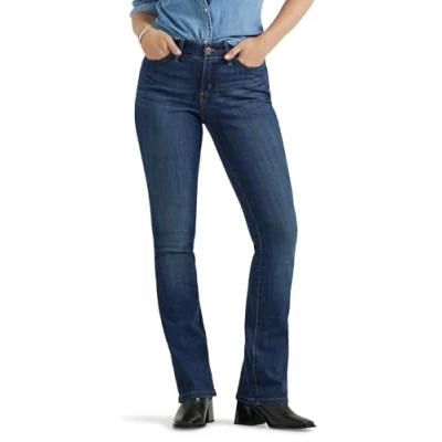 Image of Lee Women&#039;s Flex Motion Regular Fit Bootcut Jeans, Royal Chakra, 6 short