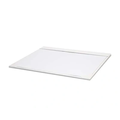 Image of OSCO White Faux Leather Desk Mat A3 Writing Pad Check Size 10 Sheets 44cm x 31.3cm