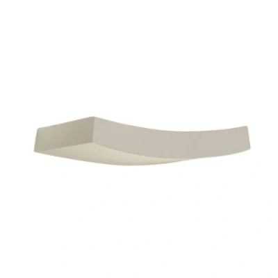Image of SLV PLASTRA 102 Curve Inside, Surface, Wall Mounted Light, Ceiling Spotlight / R7s 78mm 100W White, Plaster, 100 W