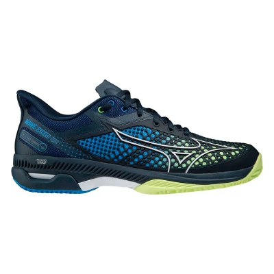 Image of Mizuno Wave Exceed Tour 5 CC Mens Blue Tennis Trainers Size UK 8