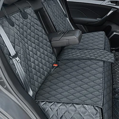Image of ANOSOSPECIAL Dog Car Back Seat Cover for Kids,Non Stick Fur Rear Protector Pet,Nonslip Waterproof Universal Fit Interior Backseat Covers Auto Van SUV