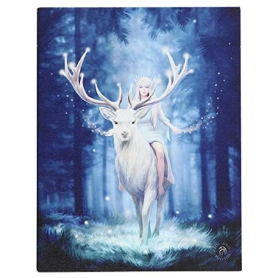 Image of Something Different AS_15930 Canvas Plaque Fantasy Forest by Anne Stokes 1 Piece Multicoloured 19.4 cm x 25 1.4 cm, multicolor