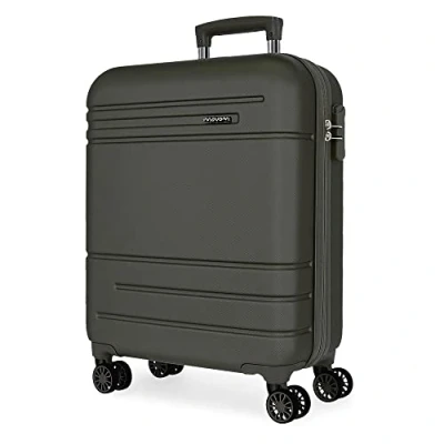 Image of Movom Galaxy Cabin Suitcase Black 40 x 55 20 cm Rigid ABS Side Combination Lock 37 L 3 kg 4 Wheels Double Hand Luggage