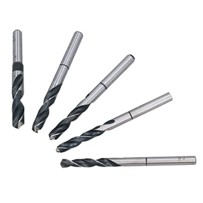 Image of HSS Twist Drill Bits Blacksmith Drills with 13mm 1/2&quot; Shank 10mm 15mm 5pc