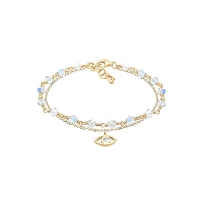 Image of Elli Bracelet Evil Eye Talisman Crystals 925 Sterling Silver