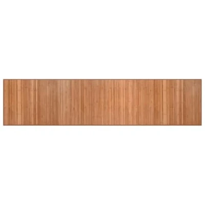 Image of vidaXL Natural Bamboo Rug Modern Rectangular 70x300cm Area Carpet Runner, Anti Slip Backing, Easy to Clean, for Hallway, Living Room