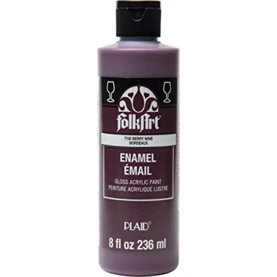 Image of Folkart Acrylic Paint, Berry Wine, 8 oz