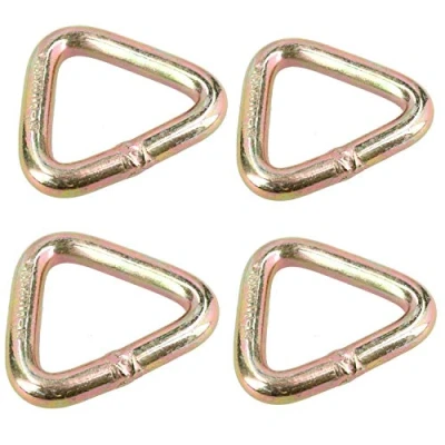 Image of AB Tools 4 PACK Triangular Tie Down Lashing Eye Strap Anchor Ring Point Heavy Duty