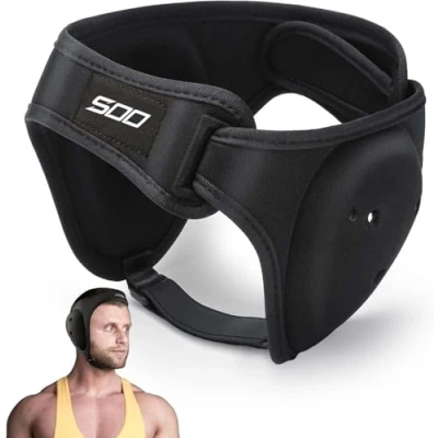 Image of Boxing Wrestling Headgear BJJ Grappling Ear Guard Adjustable Ultra Soft Head Adult &amp; Youth
