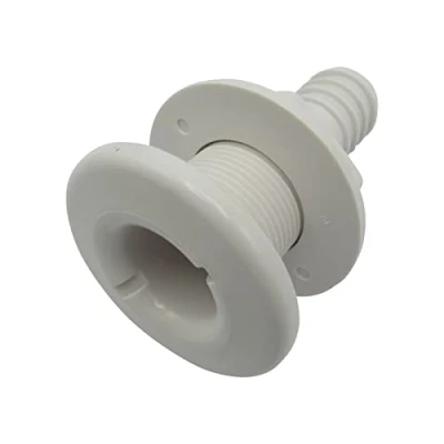 Image of SecureFix Direct Thru Hull Boat Drain Plug 16MM 5/8&quot; (Socket Marine Bilge Water Deck Transom Plastic Threaded)