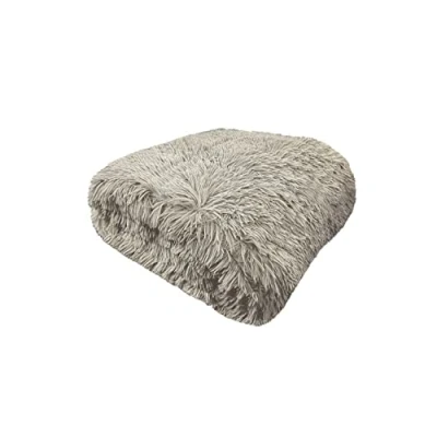 Image of New Weighted Heavy Blankets Cluddes Long Fur Blanket for Therapy Sensory Anxiety Autism Insomnia Stress Relief Comfortable Soft Relaxing Premium Great Sleep (Silver, 125x150cm 4kg)