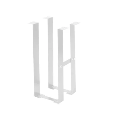 Image of KIKAPA Under Desk PC Mount Bracket Computer Case Holder for Mainframe Hanger Host Box Stand Rack White