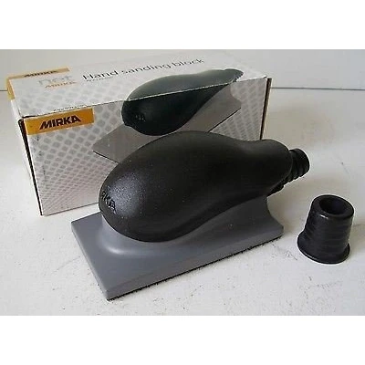 Image of Mirka Hand Dust Extraction Sanding Block [70mm x 125mm] 70x125mm Palm Danding 13 Hole Vacuum System