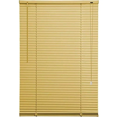 Image of ASAB PVC Venetian Shutter Blinds Window Mounting Brackets Easily Cut Home Office Privacy Light Protection Twist Tilt Open Close Control Wand Pull Cord 150 x 130cm Oak