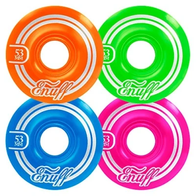 Image of Enuff Refreshers II Coloured Skateboard Wheels 53mm (Disco)