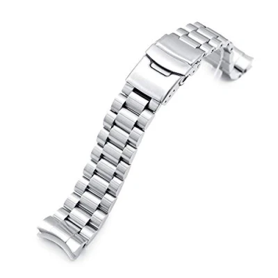 Image of MiLTAT 20mm Watch Band for Seiko Sumo SBDC001 SBDC003 SBDC031 SBDC033, Endmill Screw Link