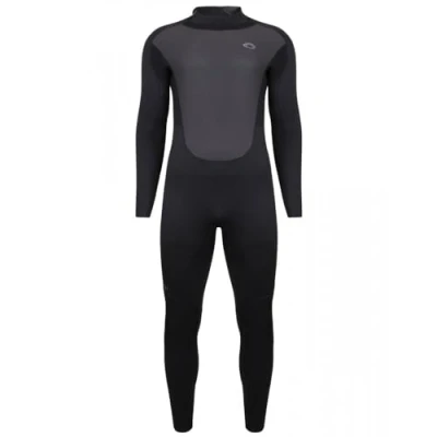 Image of Typhoon Mens Storm5 5/4mm Back Zip Wetsuit Black Easy Stretch Size M