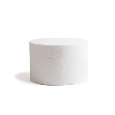 Image of Decora Polystyrene Disk Shape, 30 x 20 cm, White