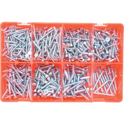 Image of Kennedy Pozi Countersunk Wood Screws Steel Metric BZP Kit