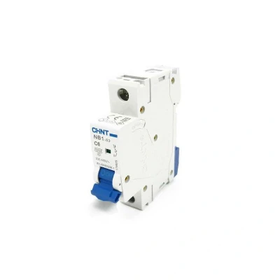 Image of Chint NB1 63C1P06 Miniature Circuit Breaker, 6 A, 1 Pole, C Curve, kA