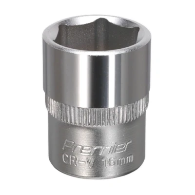 Image of Sealey Premier WallDrive® Socket 16mm 3/8&quot;Sq Drive
