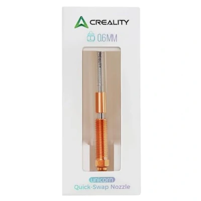 Image of Creality Original K1C Nozzle 0.6mm Quick Swap Ender 3 V3 with Titanium Alloy Heat Break, Copper and Hardened Steel for K1C/ V3/Ender Plus/Latest Version K1 Max(1 PCS)