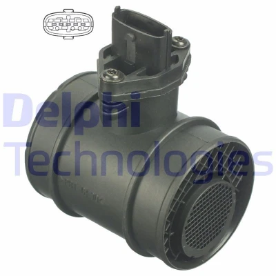 Image of 836635 Mass air flow sensor DELPHI AF10280 12B1 with housing VAUXHALL: Corsa Mk2, Combo Astravan Mk4, OPEL: C Box Body / Estate