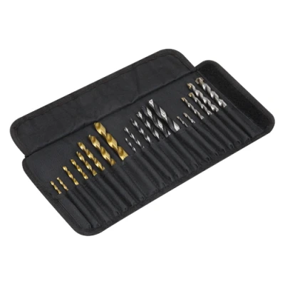 Image of Sealey 1/4&quot;Hex Shank Assorted Drill Bit Set 20pc