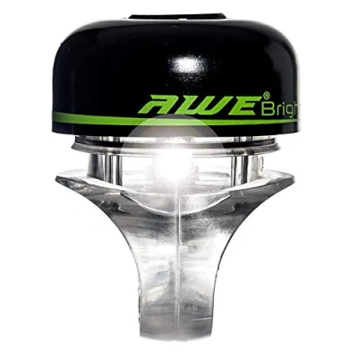 Image of AWE AWEBright™ LED Bicycle Light Bell Black