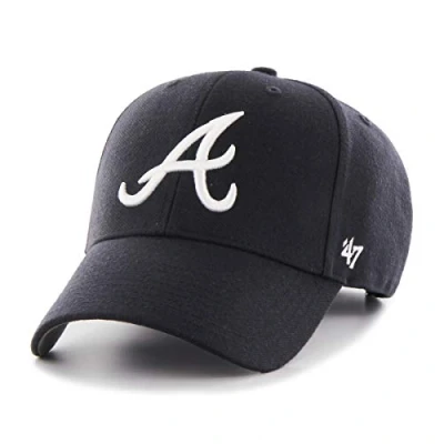 Image of 47 Atlanta Braves Adjustable Cap Mvp Mlb Navy One Size