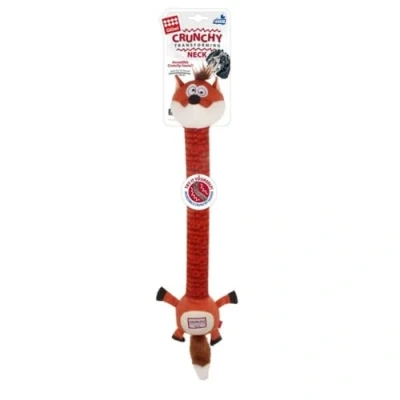 Image of Gigwi Plush Friends Crunchy Neck Fox With Sqeaker Medium