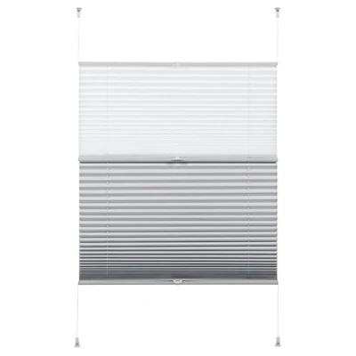 Image of Pleated Blind, EASYFIX Day + Night, White 70 x 130 cm (WxH)