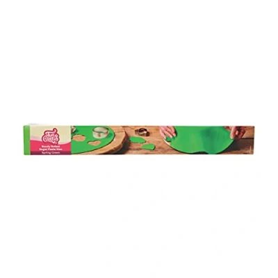 Image of FunCakes Ready Rolled Sugar Paste Disc Spring Green, Delicious Vanilla Flavour, Already 36 cm Round and 3 mm Thick, 430 g
