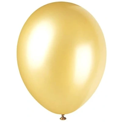 Image of Mr. Gadget&#039;s Solutions 12&quot; Pearlised Latex Champagne Gold Balloons, Pack of 50