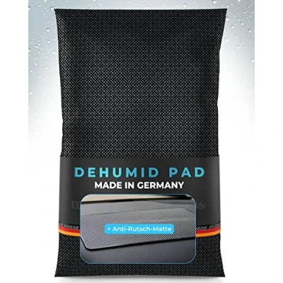 Image of PLANGER® Car Dehumidifier Dehumid Pad + Non Slip Mat (Made in Germany) Cushion for Interior 1.1 kg Reusable No Harmful Substances