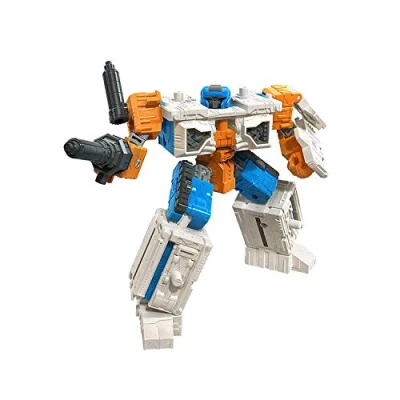 Image of Transformers Toys Generations War for Cybertron: Earthrise Deluxe WFC E18 Airwave Modulator Figure Kids Ages 8 and Up, 5.5 inch