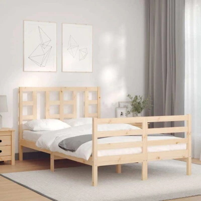 Image of vidaXL Bed Frame without Mattress 120x200 cm Solid Wood