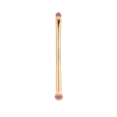 Image of Double Ended Concealer Duo Makeup Brush from Sculpted by Aimee 2 in 1 Buff and Sharpen for use Under Eye