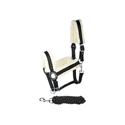 Image of Harry&#039;s Horse Halter set Soft Full Black