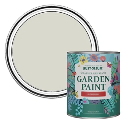 Image of Rust Oleum Brown Mould Resistant Garden Paint In Gloss Finish Mocha 750ml